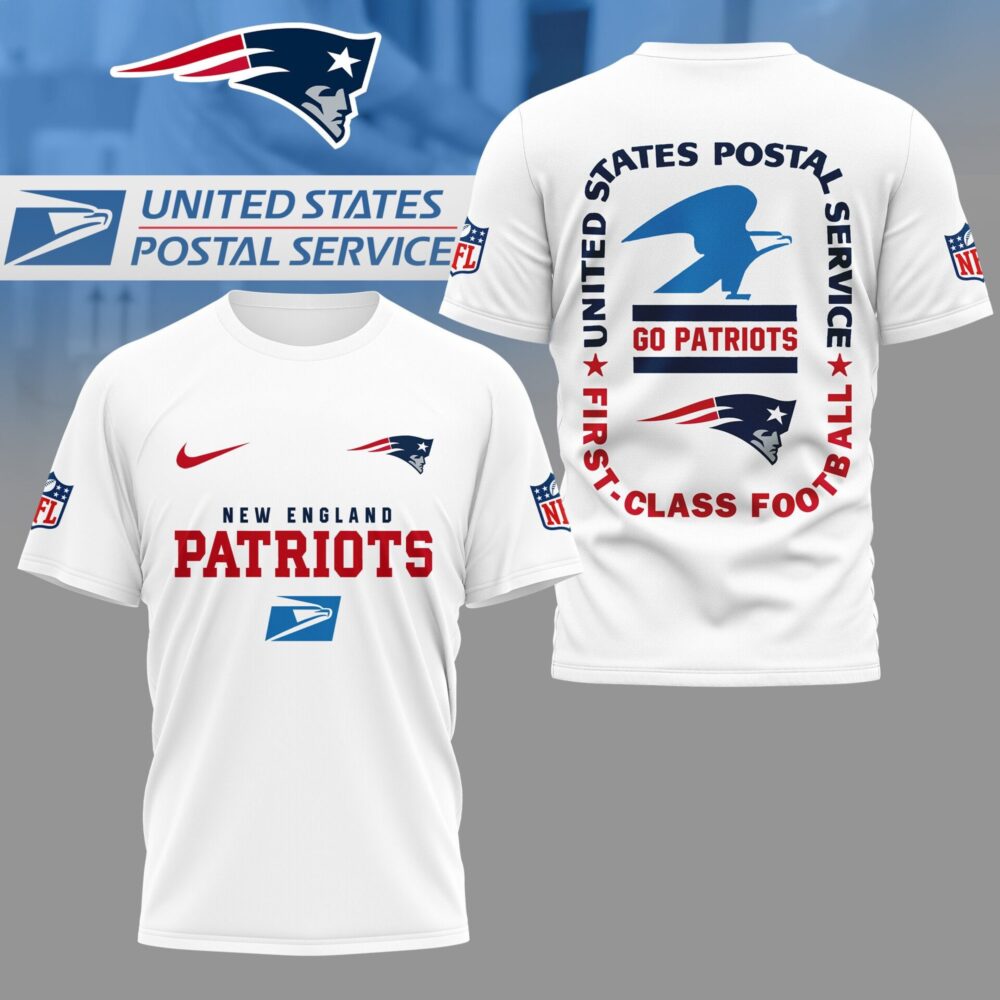 New England Patriots | Premium NFL USPS First Class Football 3D Shirt NY