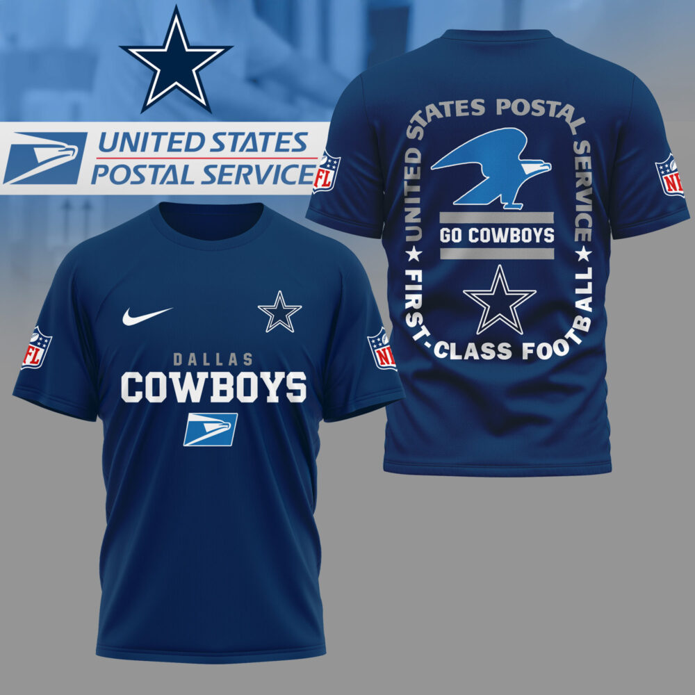 Dallas Cowboys | Premium NFL USPS First Class Football 3D Shirt NY