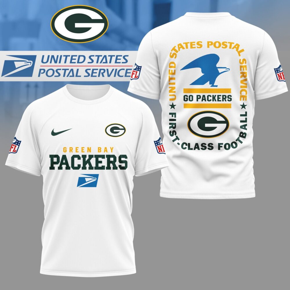 Green Bay Packers | Premium NFL USPS First Class Football 3D Shirt NY