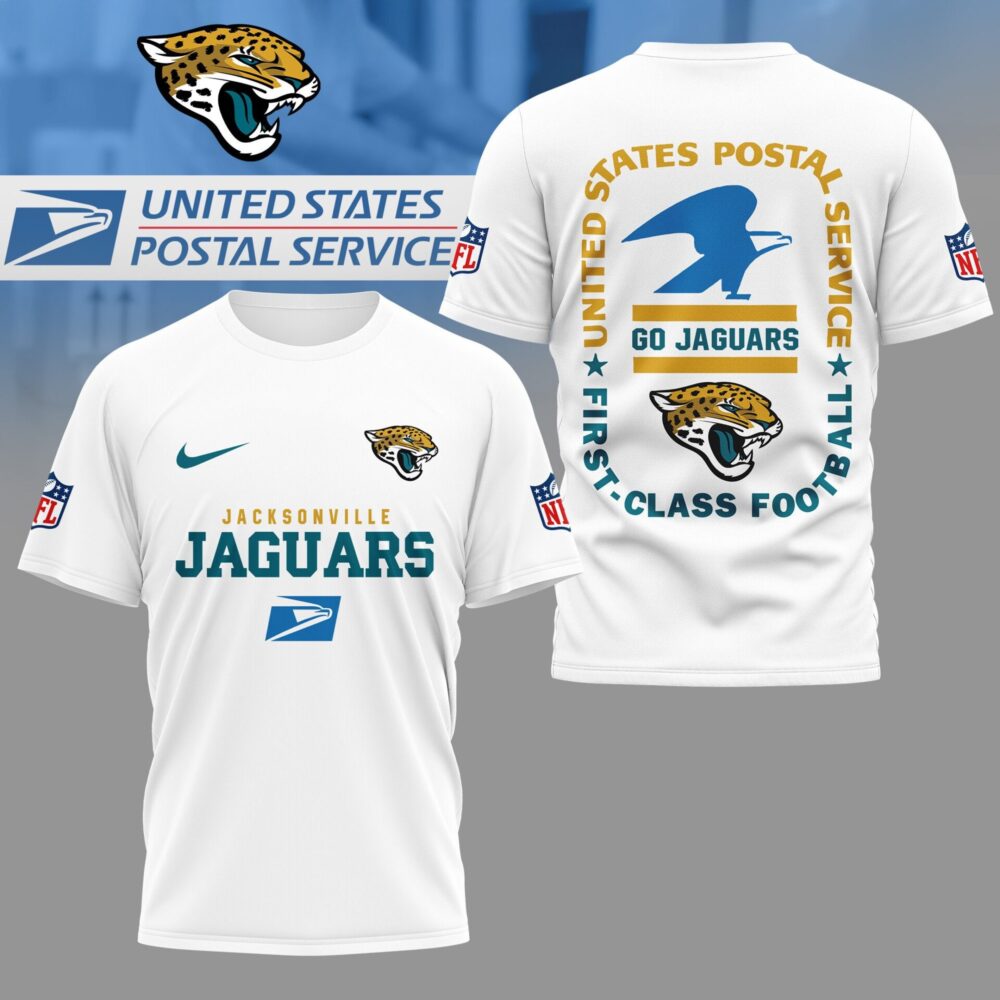 Jacksonville Jaguars | Premium NFL USPS First Class Football 3D Shirt NY