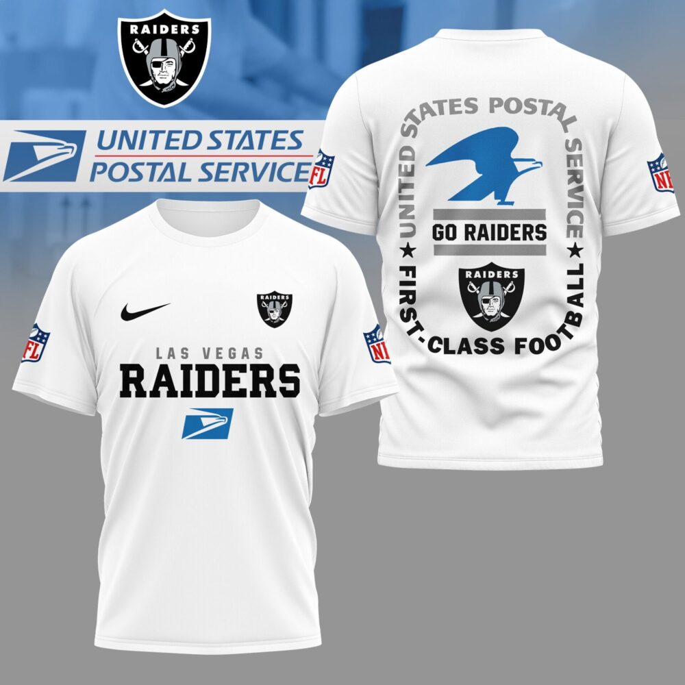 Las Vegas Raiders | Premium NFL USPS First Class Football 3D Shirt NY