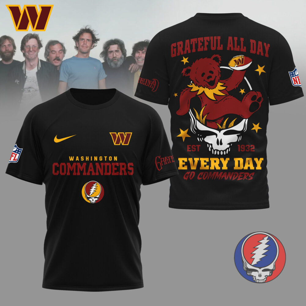 Washington Commanders | Premium NFL Grateful Dead Fan 3D Shirt NY