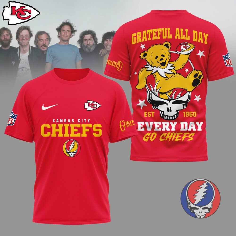 Kansas City Chiefs | Premium NFL Grateful Dead Fan 3D Shirt NY
