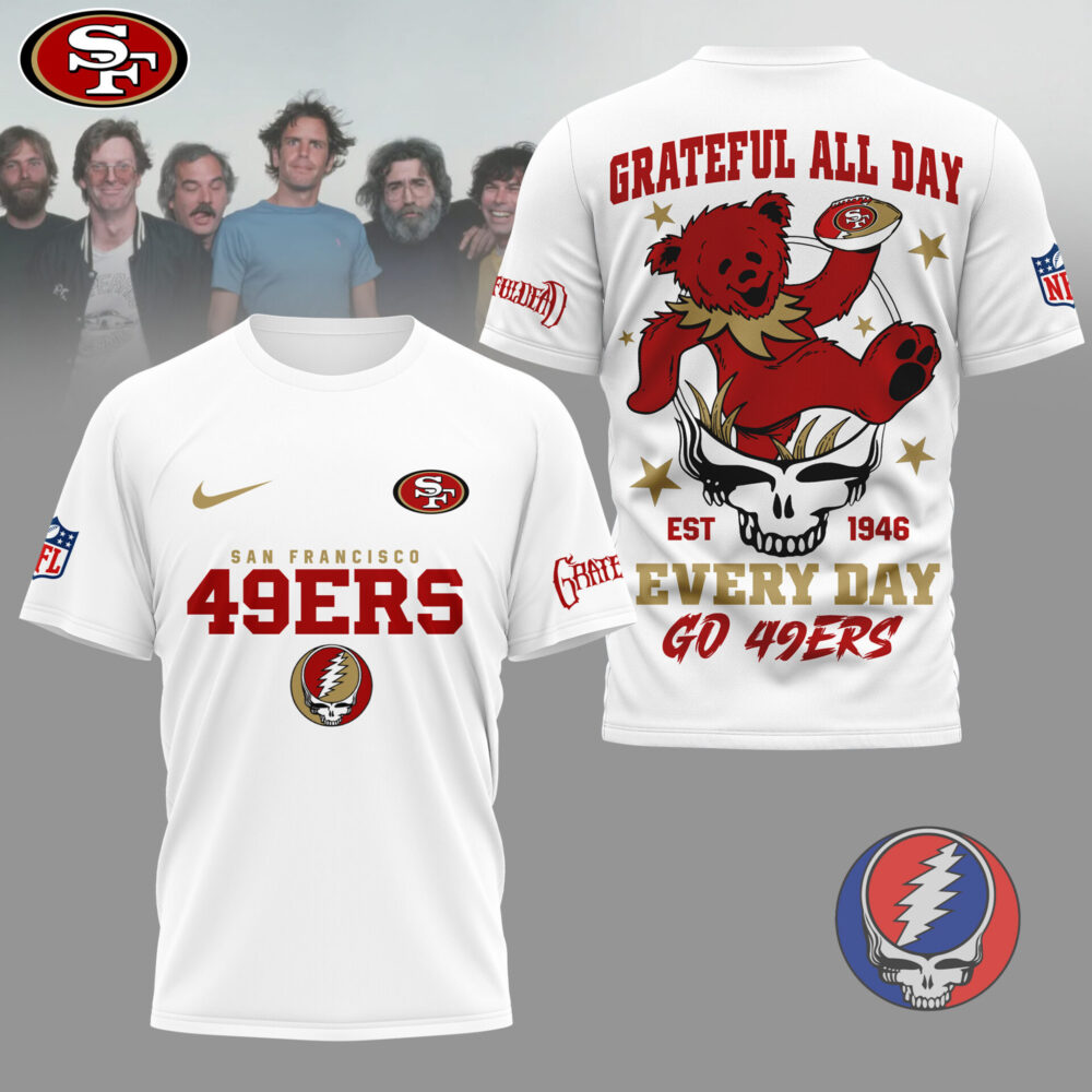 San Francisco 49ers | Premium NFL Grateful Dead Fan 3D Shirt NY
