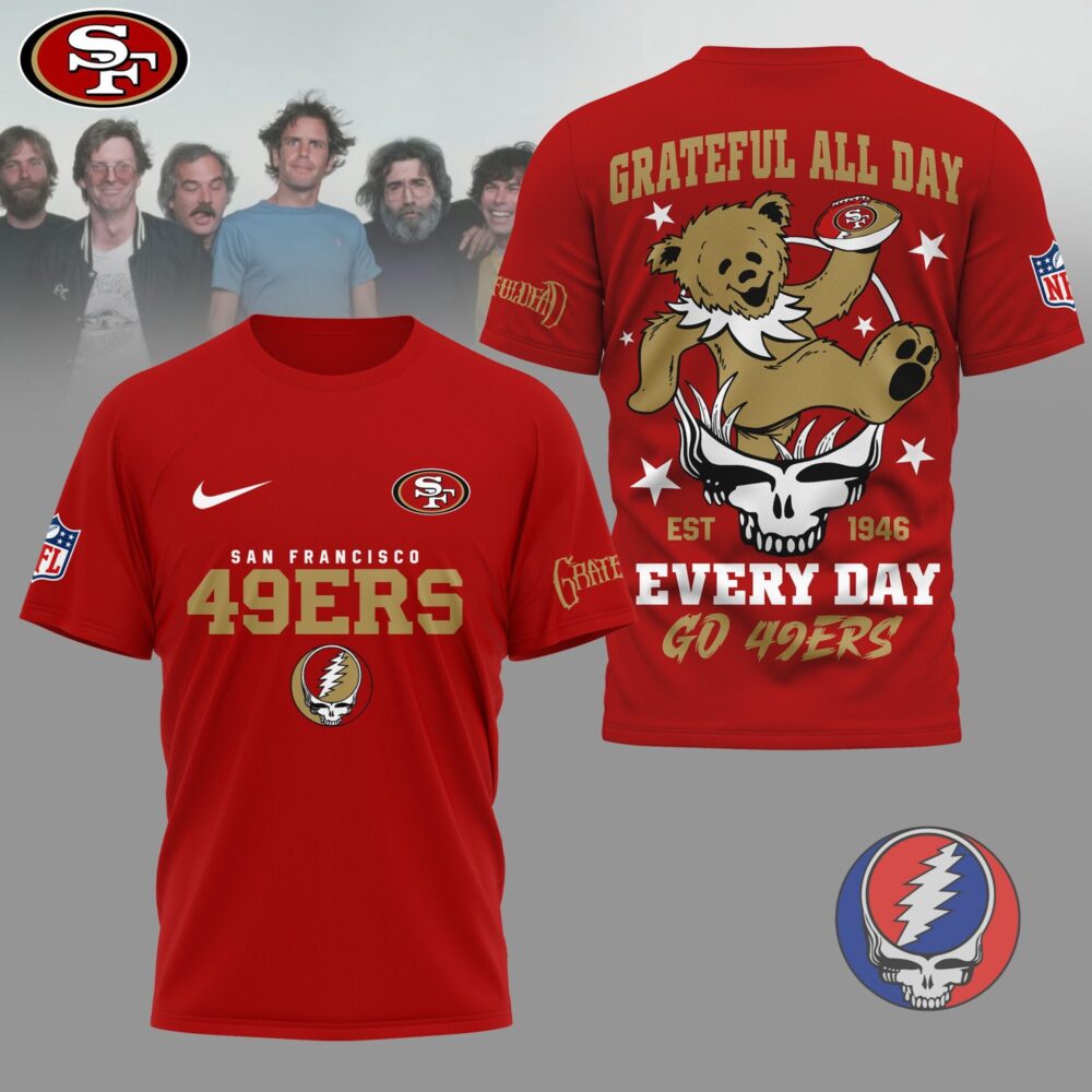 San Francisco 49ers | Premium NFL Grateful Dead Fan 3D Shirt NY