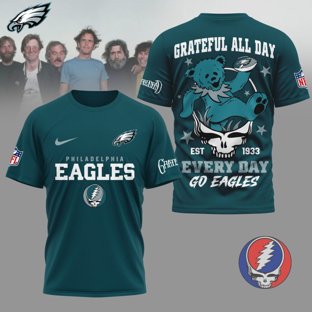 Philadelphia Eagles | Premium NFL Grateful Dead Fan 3D Shirt NY