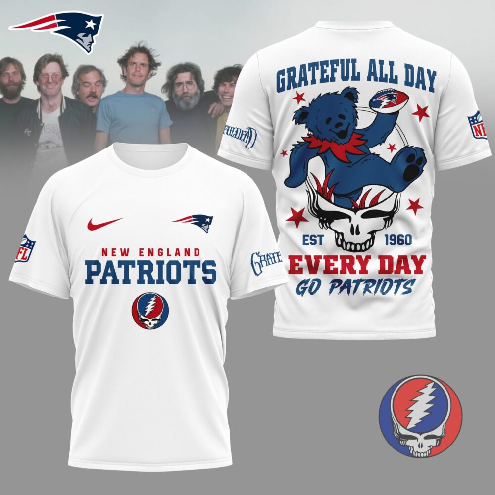 New England Patriots | Premium NFL Grateful Dead Fan 3D Shirt NY