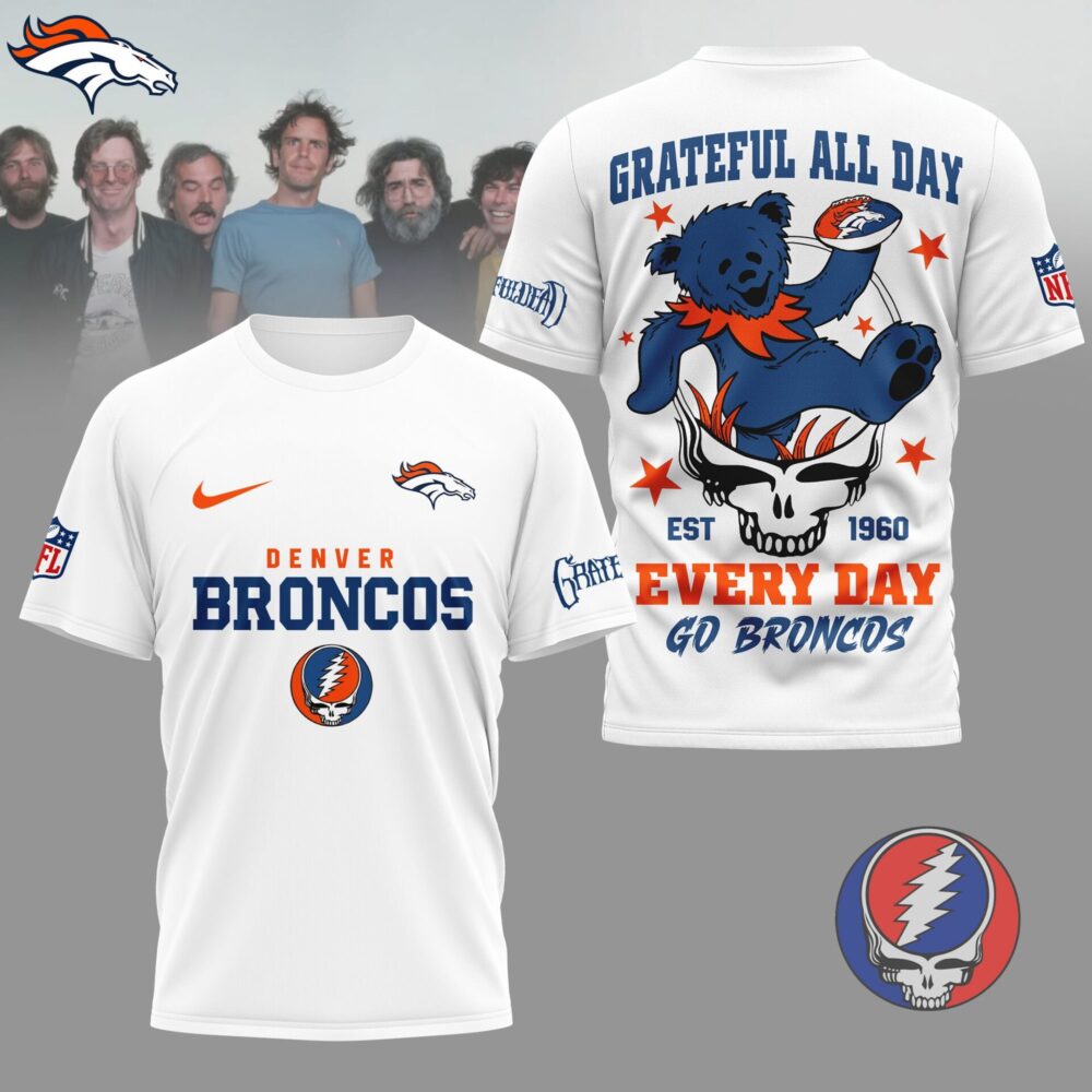 Denver Broncos | Premium NFL Grateful Dead Fan 3D Shirt NY