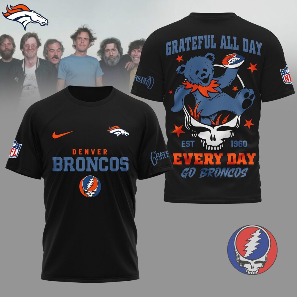 Denver Broncos | Premium NFL Grateful Dead Fan 3D Shirt NY