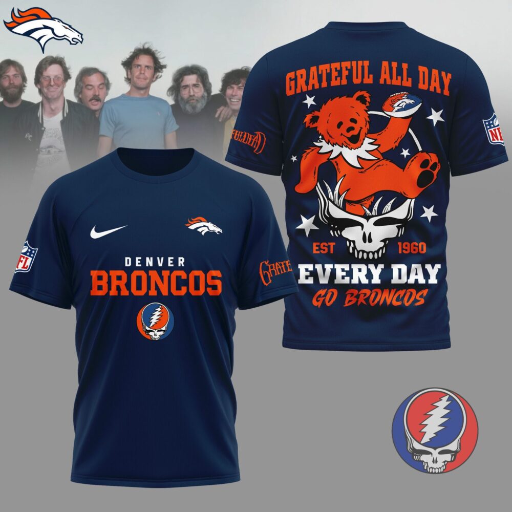 Denver Broncos | Premium NFL Grateful Dead Fan 3D Shirt NY