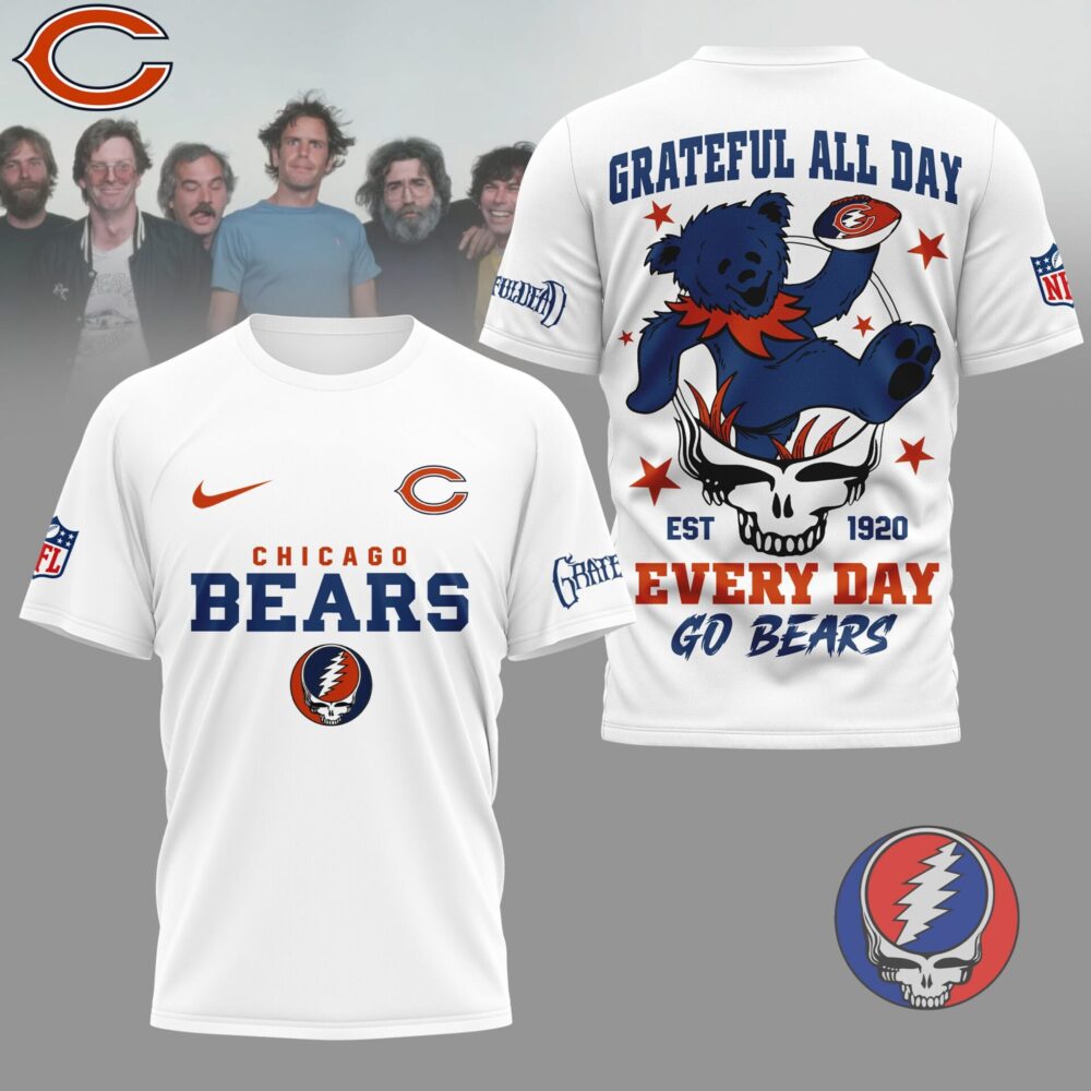 Chicago Bears | Premium NFL Grateful Dead Fan 3D Shirt NY