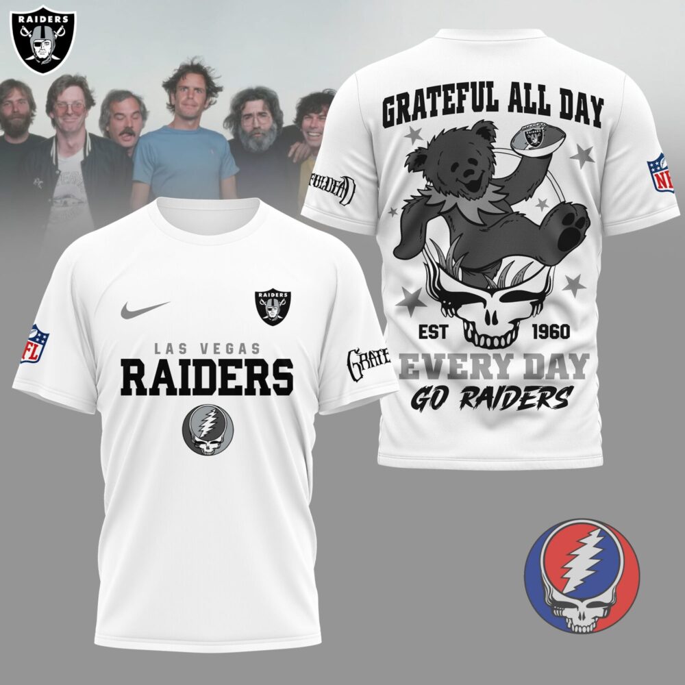 Las Vegas Raiders | Premium NFL Grateful Dead Fan 3D Shirt NY