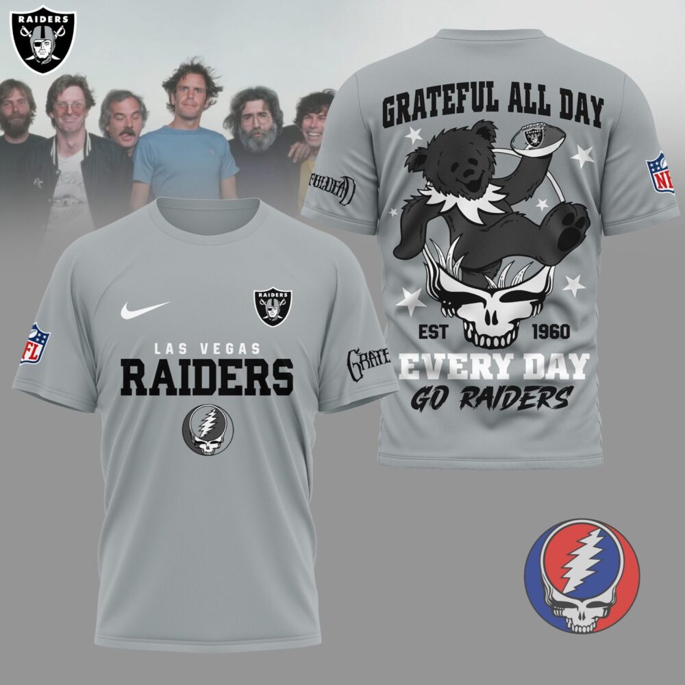 Las Vegas Raiders | Premium NFL Grateful Dead Fan 3D Shirt NY