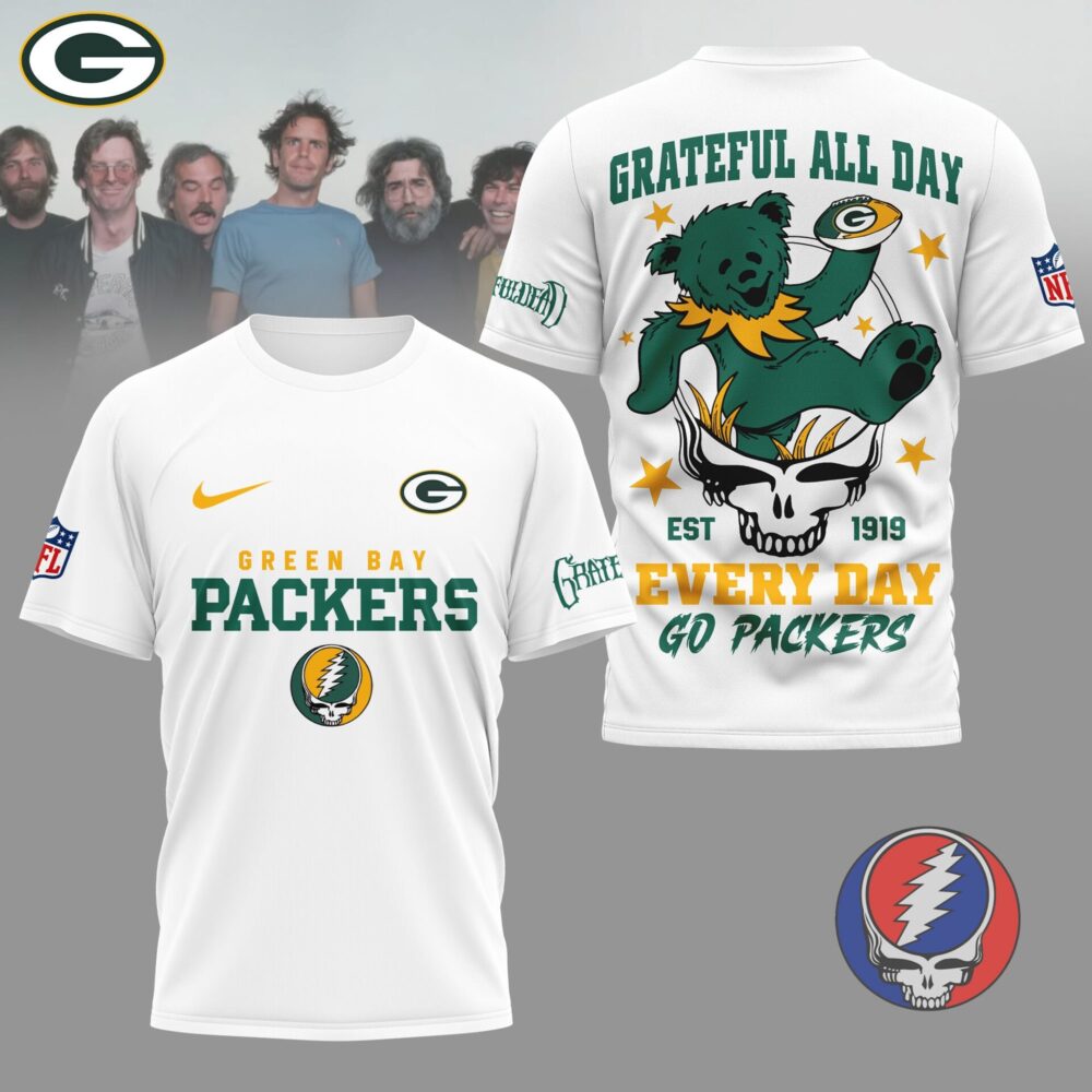 Green Bay Packers | Premium NFL Grateful Dead Fan 3D Shirt NY