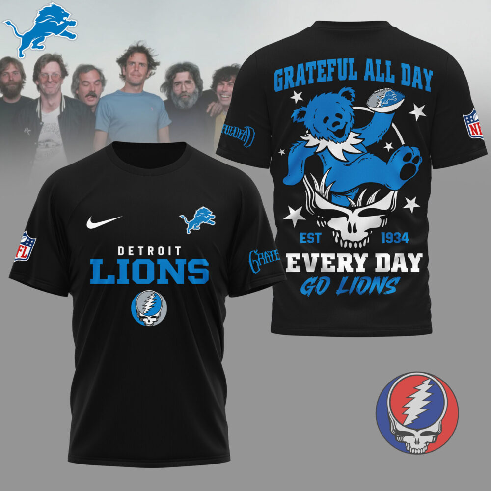Detroit Lions | Premium NFL Grateful Dead Fan 3D Shirt NY