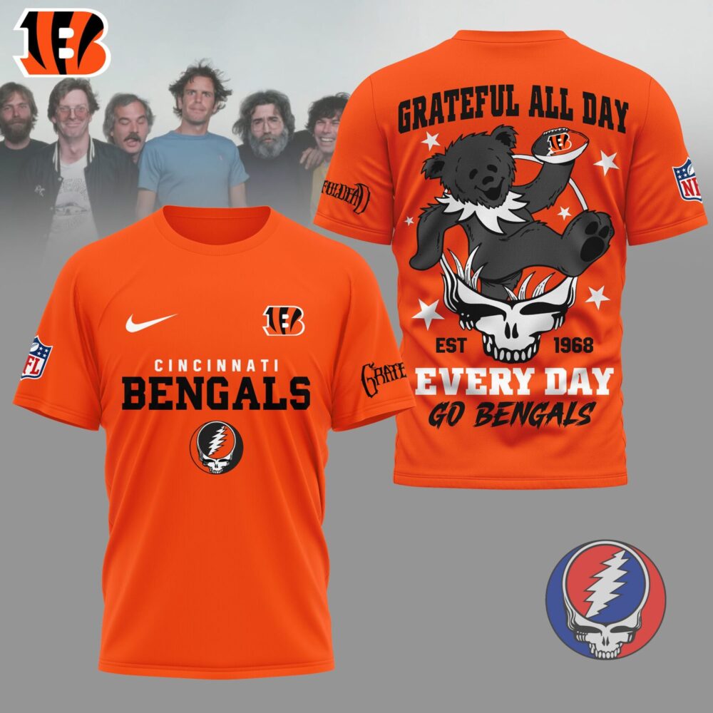 Cincinnati Bengals | Premium NFL Grateful Dead Fan 3D Shirt NY