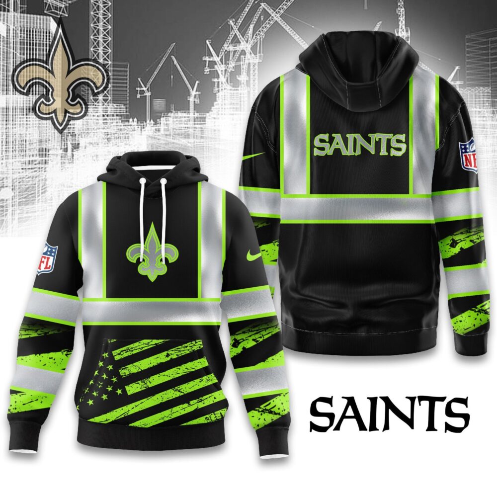 New Orleans Saints | Premium NFL Safety Hi-Vis Hoodie MM