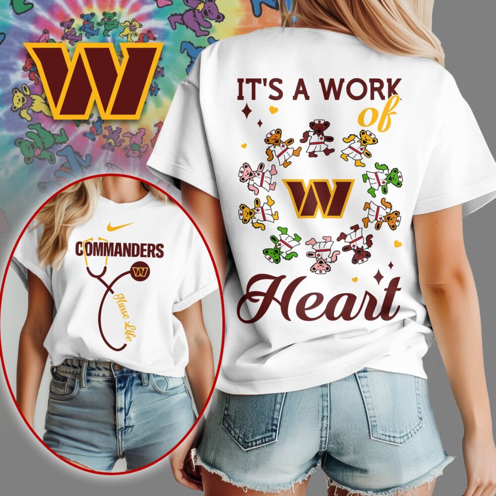 Washington Commanders | Premium NFL Grateful Dead Nurse 3D Shirt NY