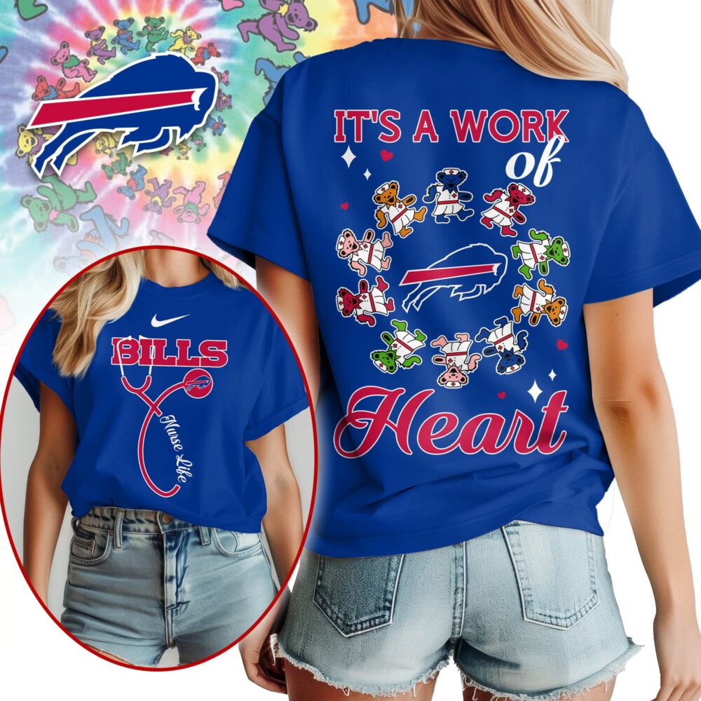 Buffalo Bills | Premium NFL Grateful Dead Nurse 3D Shirt NY
