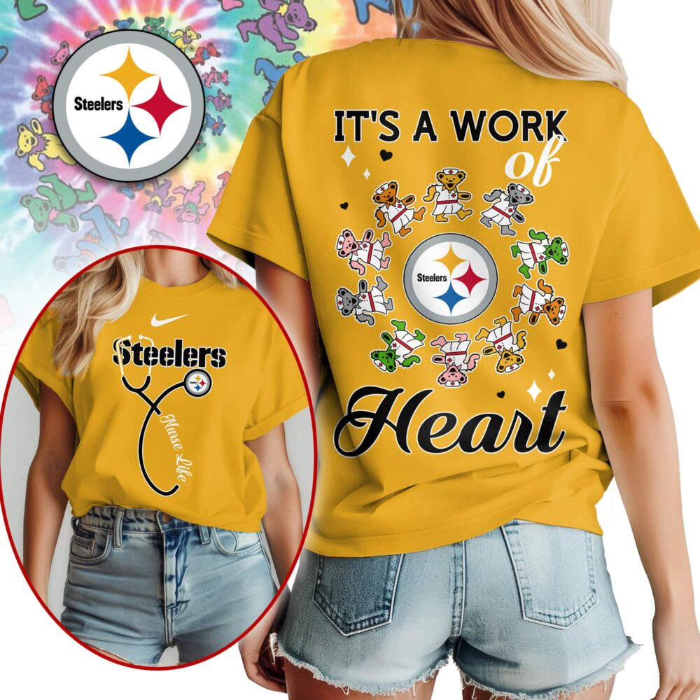 Pittsburgh Steelers | Premium NFL Grateful Dead Nurse 3D Shirt NY