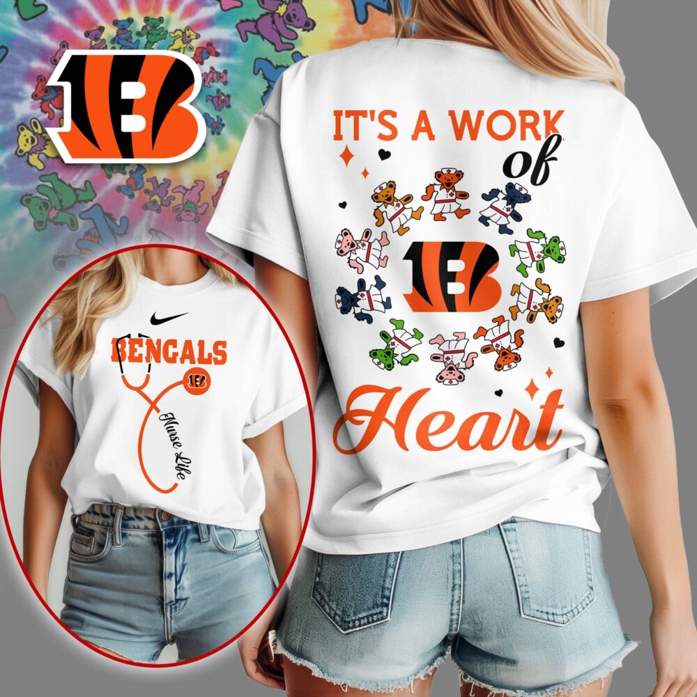Cincinnati Bengals | Premium NFL Grateful Dead Nurse 3D Shirt NY
