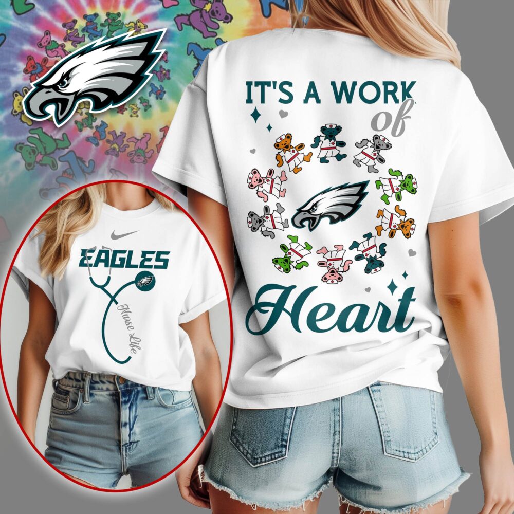 Philadelphia Eagles | Premium NFL Grateful Dead Nurse 3D Shirt NY