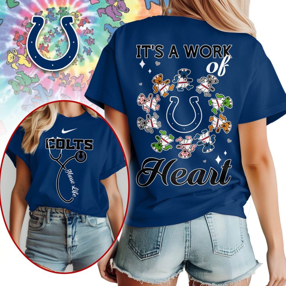 Indianapolis Colts | Premium NFL Grateful Dead Nurse 3D Shirt NY