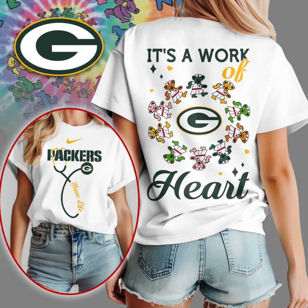 Green Bay Packers | Premium NFL Grateful Dead Nurse 3D Shirt NY
