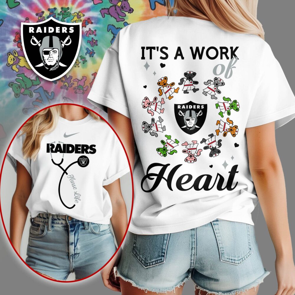 Las Vegas Raiders | Premium NFL Grateful Dead Nurse 3D Shirt NY