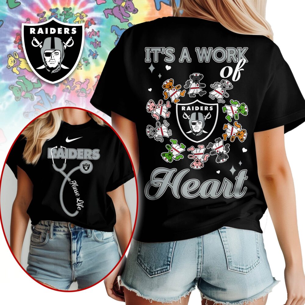 Las Vegas Raiders | Premium NFL Grateful Dead Nurse 3D Shirt NY