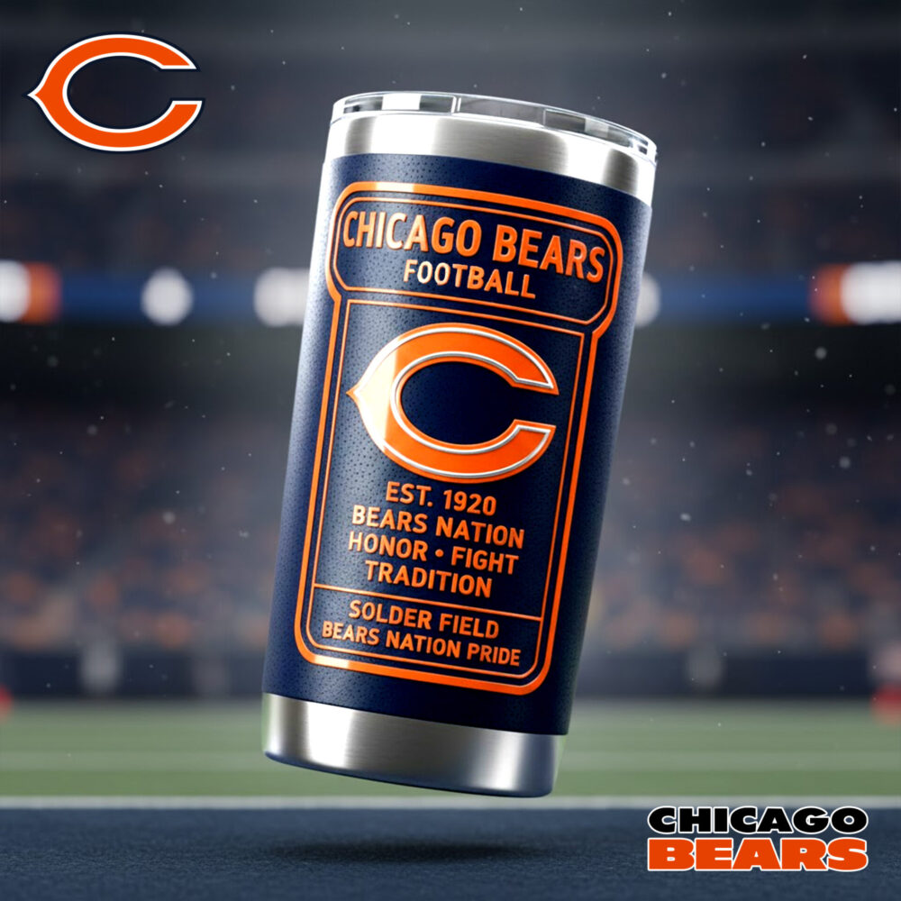 Chicago Bears | Premium NFL Game Day Tumbler TD