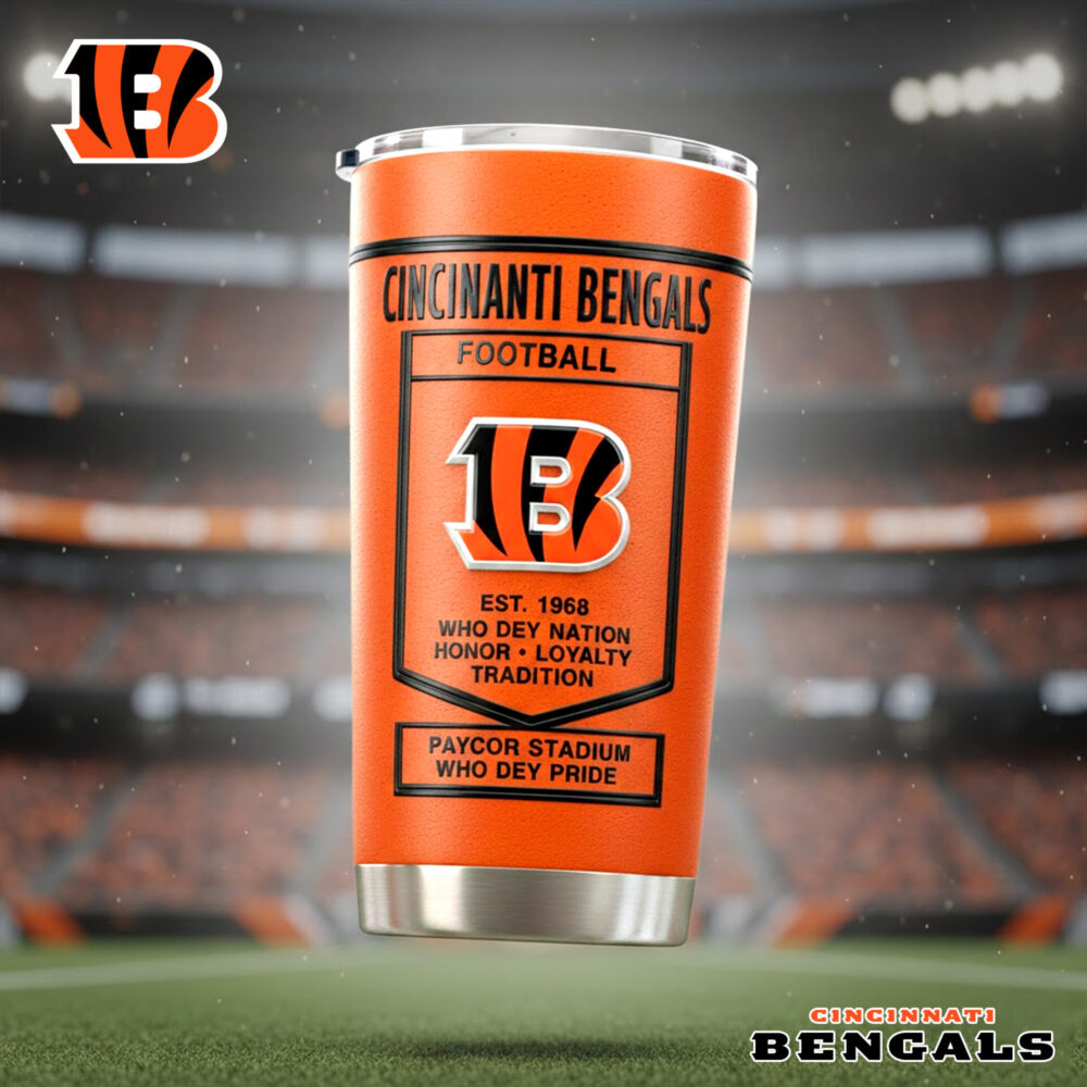 Cincinnati Bengals | Premium NFL Game Day Tumbler TD