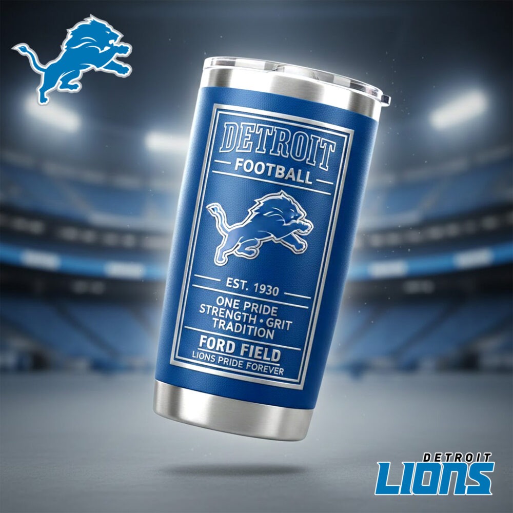 Detroit Lions | Premium NFL Game Day Tumbler TD