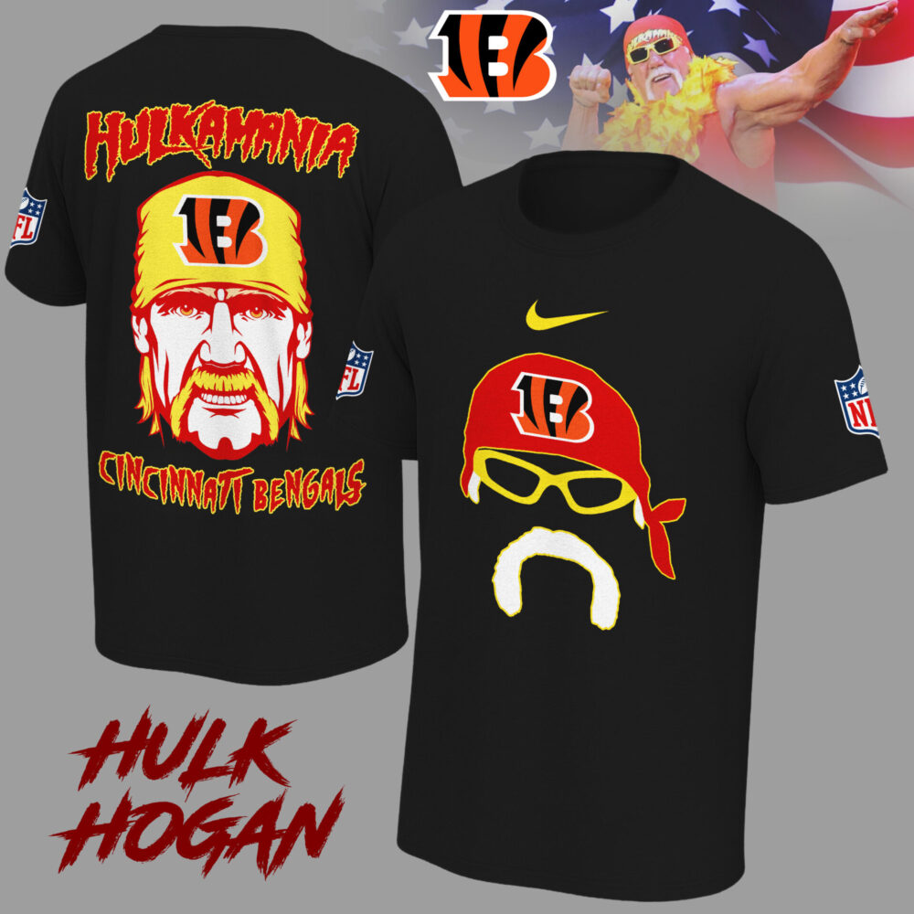 Cincinnati Bengals | Premium NFL Hulk Hogan 3D Shirt