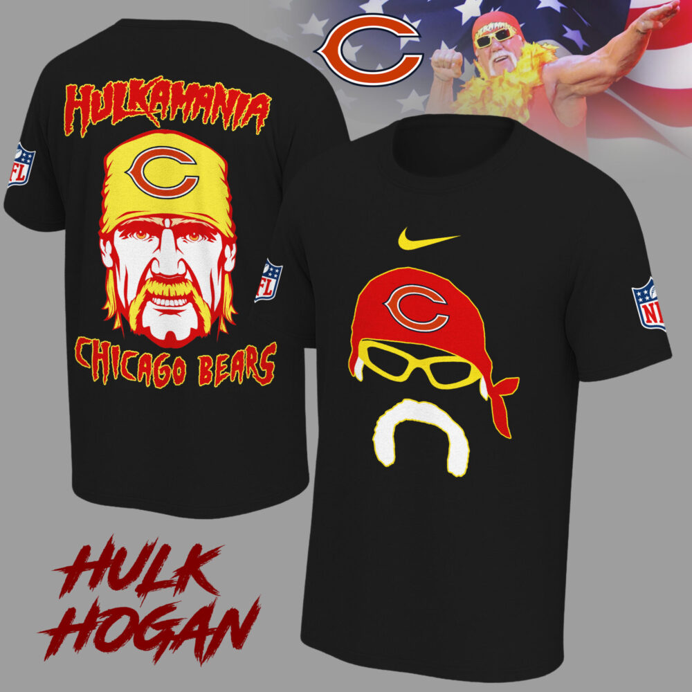 Chicago Bears | Premium NFL Hulk Hogan 3D Shirt