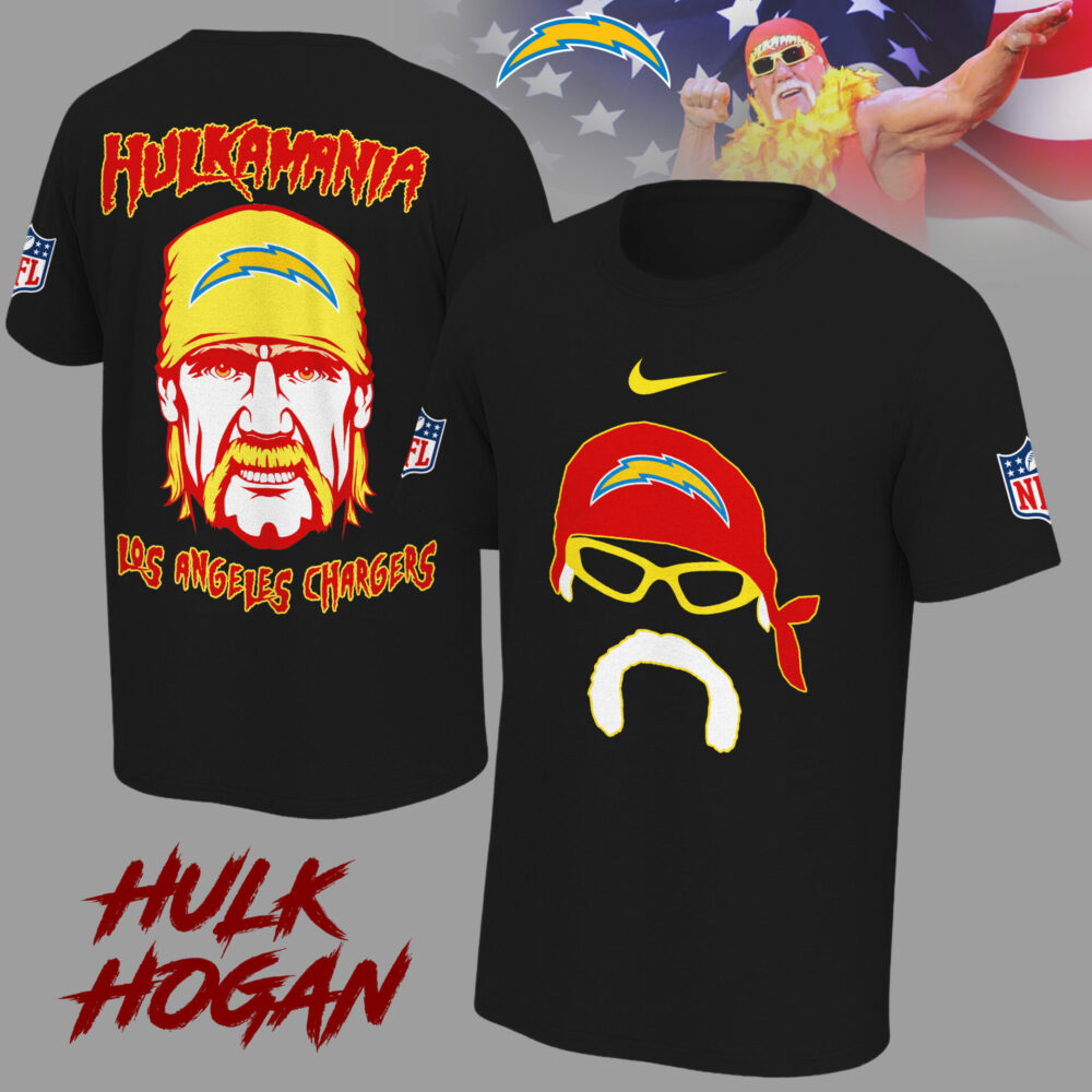 Los Angeles Chargers | Premium NFL Hulk Hogan 3D Shirt
