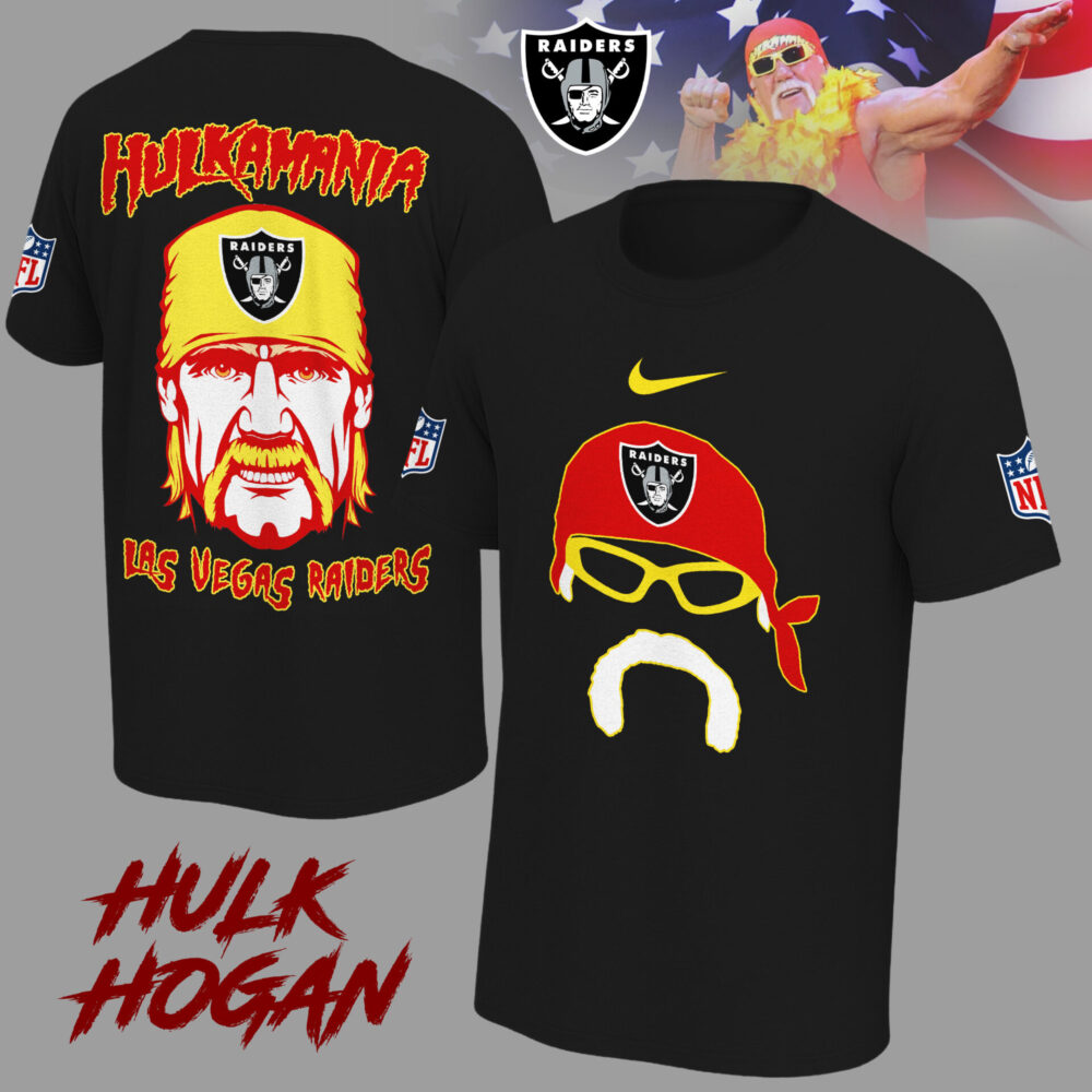Las Vegas Raiders | Premium NFL Hulk Hogan 3D Shirt
