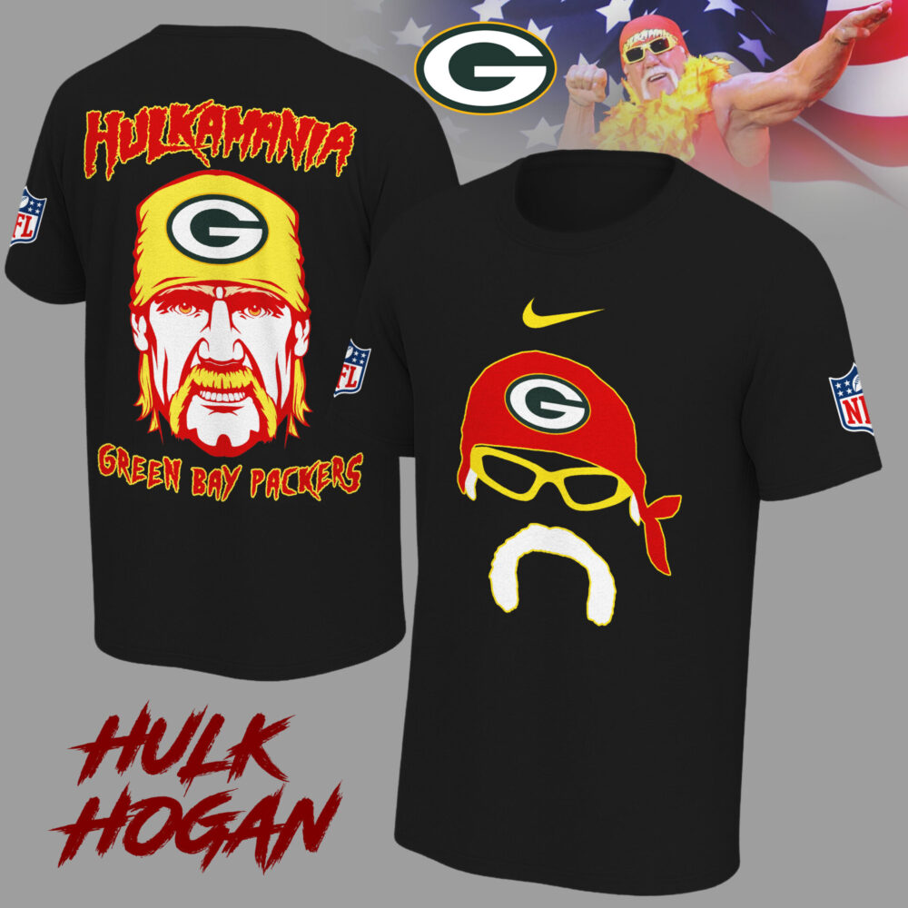 Green Bay Packers | Premium NFL Hulk Hogan 3D Shirt