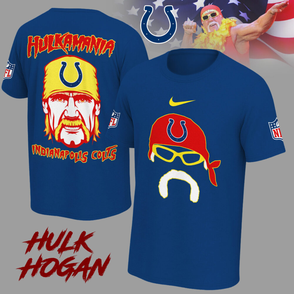 Indianapolis Colts | Premium NFL Hulk Hogan 3D Shirt - Blue