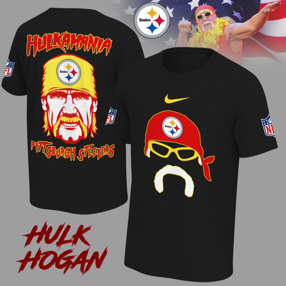 Pittsburgh Steelers | Premium NFL Hulk Hogan 3D Shirt