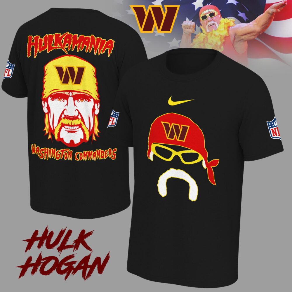 Washington Commanders | Premium NFL Hulk Hogan 3D Shirt
