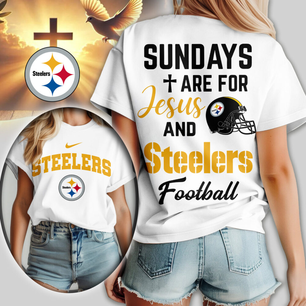 Pittsburgh Steelers | Premium NFL Sundays Are For Jesus and Football Women Shirt TD