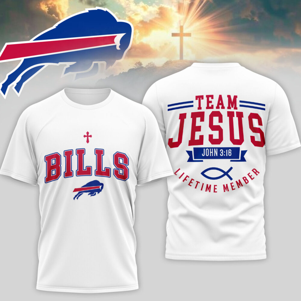Buffalo Bills | Premium NFL Team Jesus 3D Shirt TD