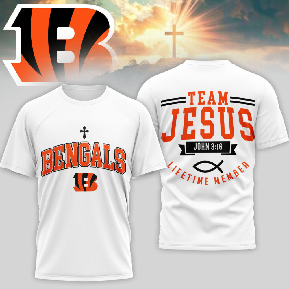 Cincinnati Bengals | Premium NFL Team Jesus 3D Shirt TD