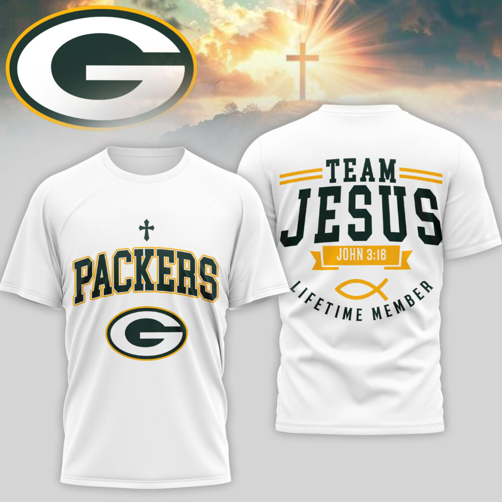 Green Bay Packers | Premium NFL Team Jesus 3D Shirt TD