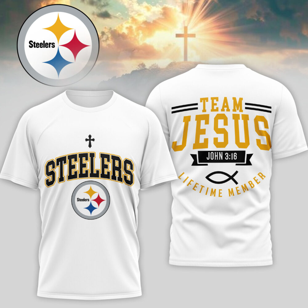 Pittsburgh Steelers | Premium NFL Team Jesus 3D Shirt TD