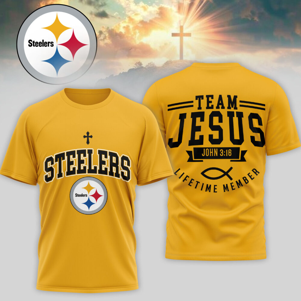 Pittsburgh Steelers | Premium NFL Team Jesus 3D Shirt TD