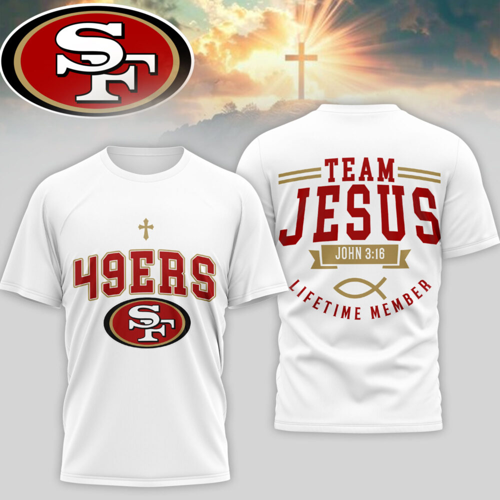 San Francisco 49ers | Premium NFL Team Jesus 3D Shirt TD