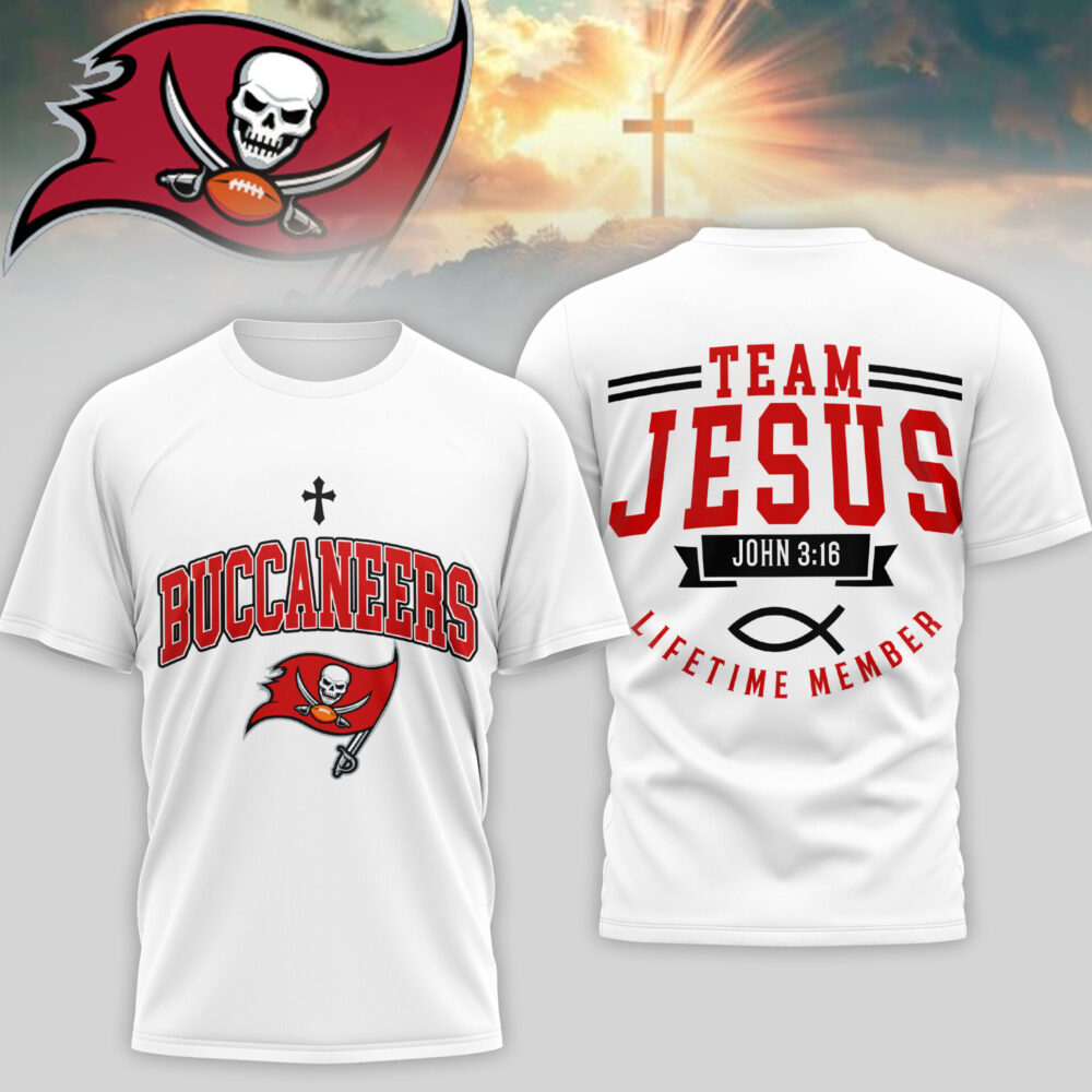Tampa Bay Buccaneers | Premium NFL Team Jesus 3D Shirt TD
