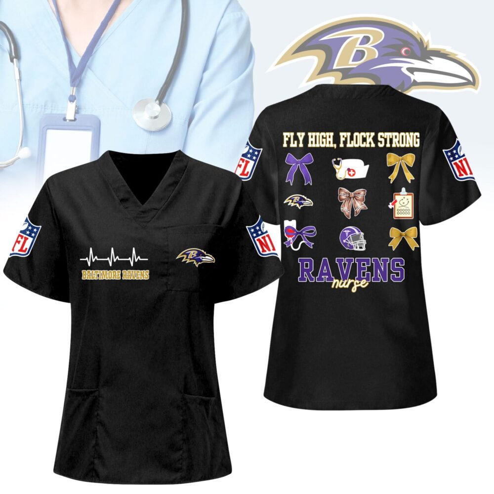Baltimore Ravens | Premium NFL Nurse Shirt NY